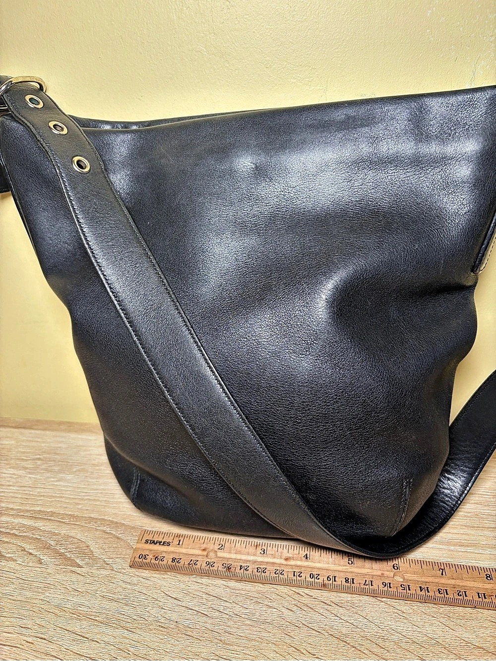 COACH Legacy Soho Bucket Bag Black Leather Shoulder Bag